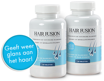 Gebruik Hairfusion tegen haaruitval 
